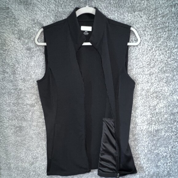 Womens GREG NORMAN Ribbed Collar Sleeveless Lightweight Golf Sport Vest Black M - Picture 11 of 13